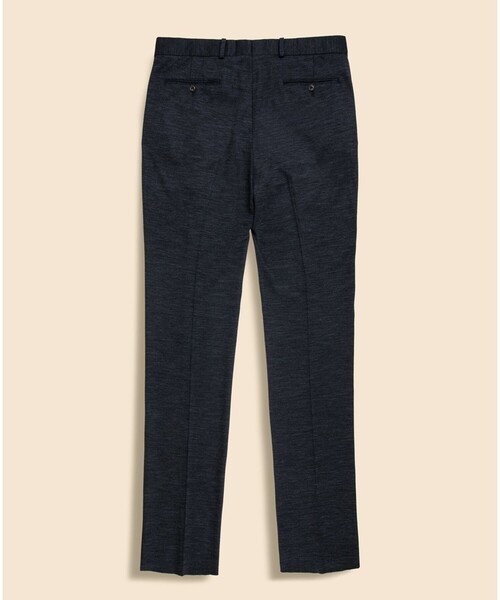 BROOKS BROTHERS(ブルックスブラザーズ)の「ウール/ポリエステル モクロディ ニット プレーンフロント トラウザーズ Classic(スラックス・メンズ・グレー/ネイビー・LARGE/MEDIUM/SMALL)」の8枚目の写真
