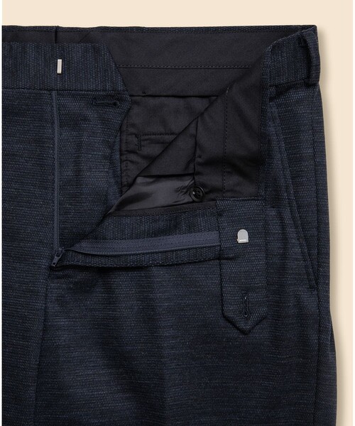 BROOKS BROTHERS(ブルックスブラザーズ)の「ウール/ポリエステル モクロディ ニット プレーンフロント トラウザーズ Classic(スラックス・メンズ・グレー/ネイビー・LARGE/MEDIUM/SMALL)」の10枚目の写真