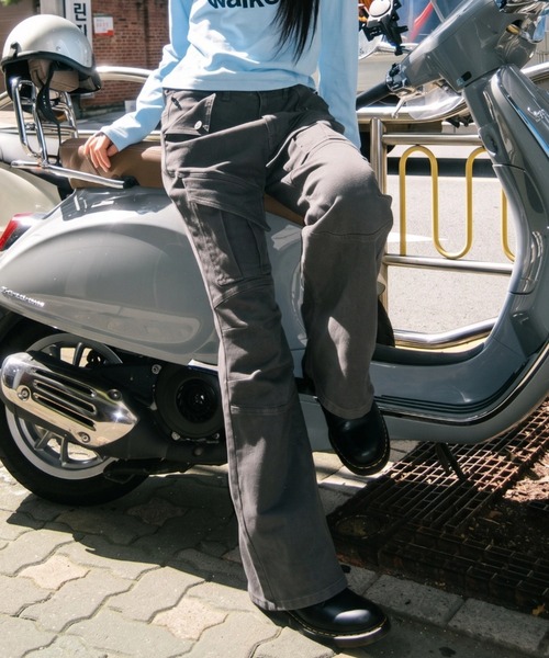 『Openyard/オープンヤード』CONTOUR FLARE CARGO PANTS/コントゥアーフレアカーゴパンツ