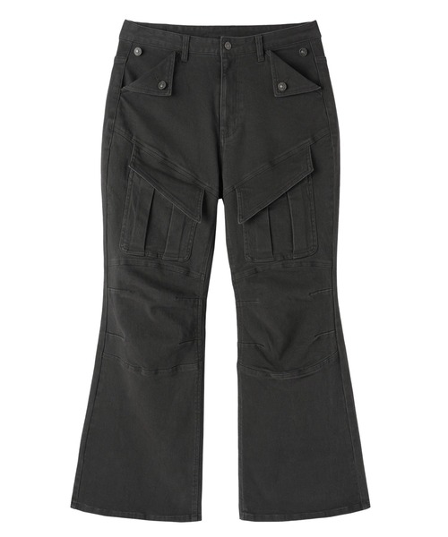 Openyard/オープンヤード』CONTOUR FLARE CARGO PANTS/コントゥアー