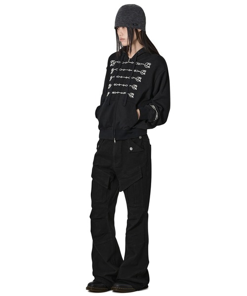 Openyard/オープンヤード』CONTOUR FLARE CARGO PANTS/コントゥアー