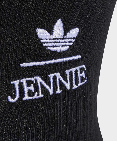 adidas(アディダス)の「アディルナ シーズン2xジェニー カットアウトソックス 1足組 / アディダスオリジナルス adidas Originals(ソックス/靴下・レディース・ブラック・kids-XXL/LARGE/MEDIUM/SMALL)」の3枚目の写真