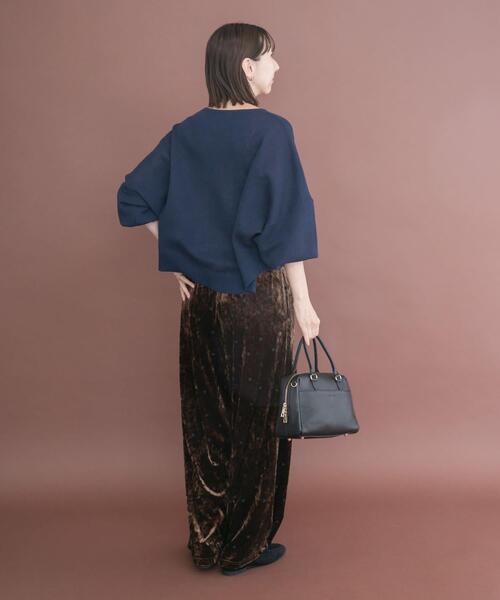 ITEMS URBANRESEARCH（アイテムズ アーバンリサーチ）の「ベロアドットパンツ（その他パンツ・レディース・ブラウン/ブラック・FREE）」の18枚目の写真