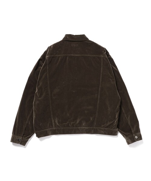BEAMS(ビームス)の「ベロア ジップ ブルゾン(ブルゾン・メンズ・ブラック/ブラウン・S/M/L/XL)」の6枚目の写真