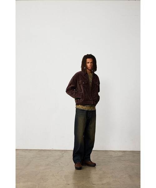 BEAMS(ビームス)の「ベロア ジップ ブルゾン(ブルゾン・メンズ・ブラック/ブラウン・S/M/L/XL)」の10枚目の写真