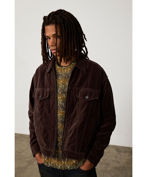 BEAMS(ビームス)の「ベロア ジップ ブルゾン(ブルゾン・メンズ・ブラック/ブラウン・S/M/L/XL)」の11枚目の写真