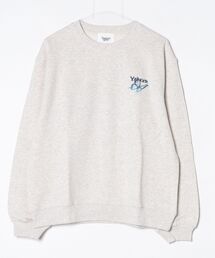 Gradation butterfly logo sweat