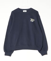 Gradation butterfly logo sweat