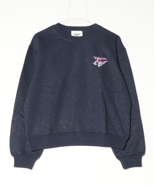 younger song（ヤンガーソング）の「Gradation butterfly logo sweat（スウェット・メンズ・ブラック系/ネイビー系3/ピンク系/ネイビー系2/ネイビー系1・SMALL/MEDIUM/LARGE）」の4枚目の写真