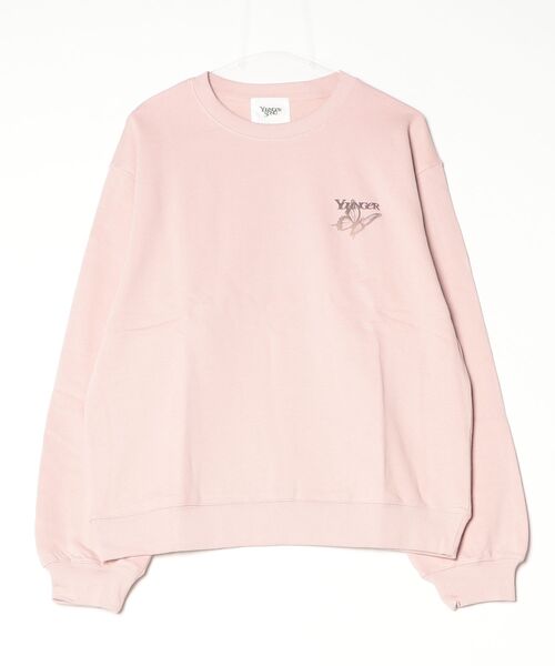 younger song（ヤンガーソング）の「Gradation butterfly logo sweat（スウェット・メンズ・ブラック系/ネイビー系3/ピンク系/ネイビー系2/ネイビー系1・SMALL/MEDIUM/LARGE）」の5枚目の写真