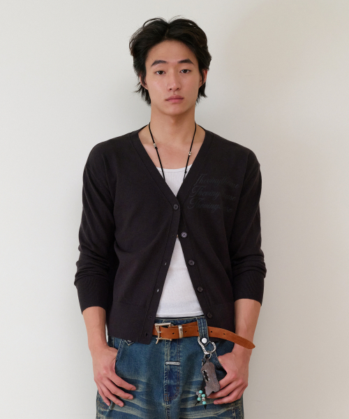 THEVINYLHOUSE(ザバイニルハウス)の「BASIC V NECK CARDIGAN(W) BLACK(カーディガン/ボレロ・レディース・その他・FREE)」の8枚目の写真