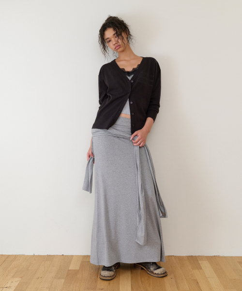 THEVINYLHOUSE(ザバイニルハウス)の「BASIC V NECK CARDIGAN(W) BLACK(カーディガン/ボレロ・レディース・その他・FREE)」の12枚目の写真