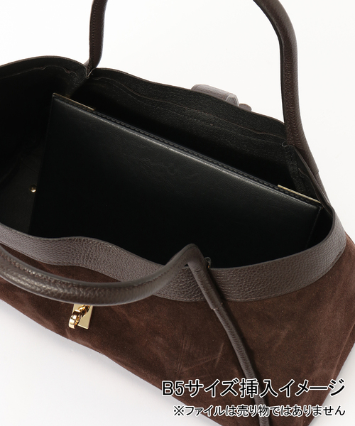 AULENTTI(オウレンティ)の「AULENTTI/オウレンティ COMBI BIG TOTE(ショルダーバッグ・レディース・ブラウン・FREE)」の7枚目の写真