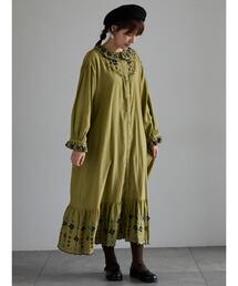 【Embroidery collection】カラフル刺繍ワンピース【WEB限定 Sサイズ】