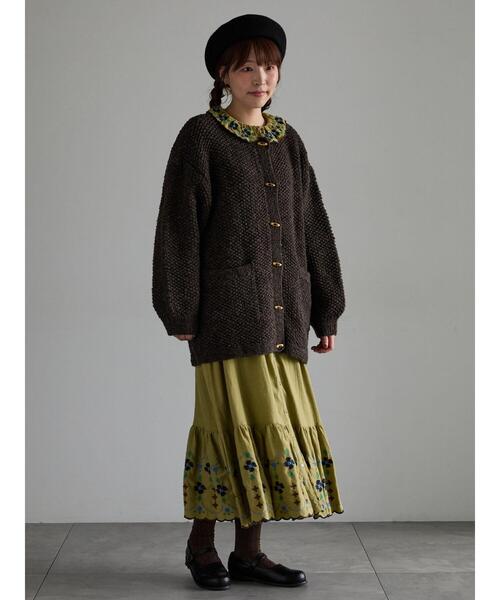 TSUHARU by Samansa Mos2(ツハルバイサマンサモスモス)の「【Embroidery collection】カラフル刺繍ワンピース【WEB限定 Sサイズ】(ワンピース・レディース・グリーン系その他/ベージュ/ブラック・M)」の20枚目の写真