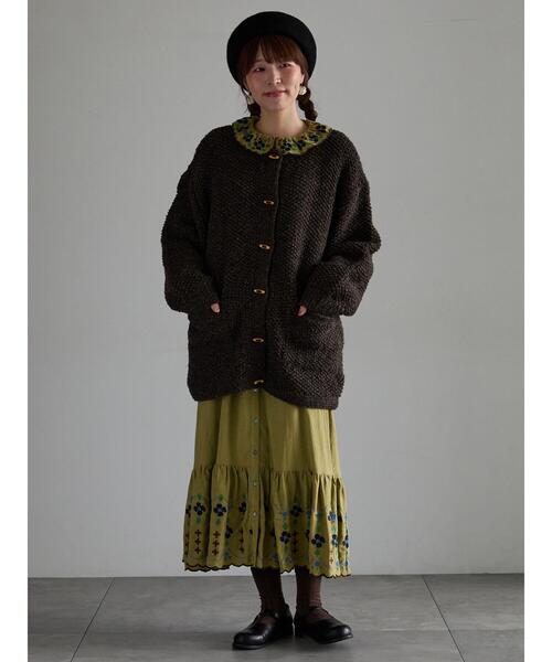 TSUHARU by Samansa Mos2(ツハルバイサマンサモスモス)の「【Embroidery collection】カラフル刺繍ワンピース【WEB限定 Sサイズ】(ワンピース・レディース・グリーン系その他/ベージュ/ブラック・M)」の22枚目の写真