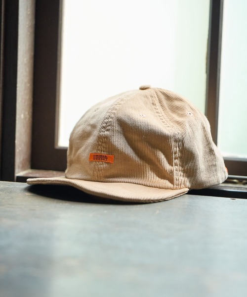 UNIVERSAL OVERALL（ユニバーサルオーバーオール）の「【UNIVERSAL OVERALL】別注 CORDUROY SHORT BRIM CAP（キャップ・メンズ・ブラック/ベージュ/カーキ/モカ・FREE）」の3枚目の写真