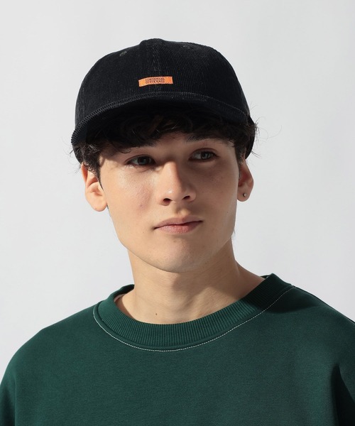 UNIVERSAL OVERALL（ユニバーサルオーバーオール）の「【UNIVERSAL OVERALL】別注 CORDUROY SHORT BRIM CAP（キャップ・メンズ・ブラック/ベージュ/カーキ/モカ・FREE）」の5枚目の写真