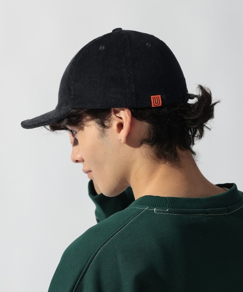 UNIVERSAL OVERALL（ユニバーサルオーバーオール）の「【UNIVERSAL OVERALL】別注 CORDUROY SHORT BRIM CAP（キャップ・メンズ・ブラック/ベージュ/カーキ/モカ・FREE）」の6枚目の写真