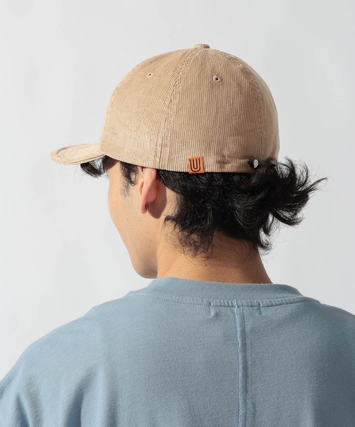 UNIVERSAL OVERALL（ユニバーサルオーバーオール）の「【UNIVERSAL OVERALL】別注 CORDUROY SHORT BRIM CAP（キャップ・メンズ・ブラック/ベージュ/カーキ/モカ・FREE）」の8枚目の写真