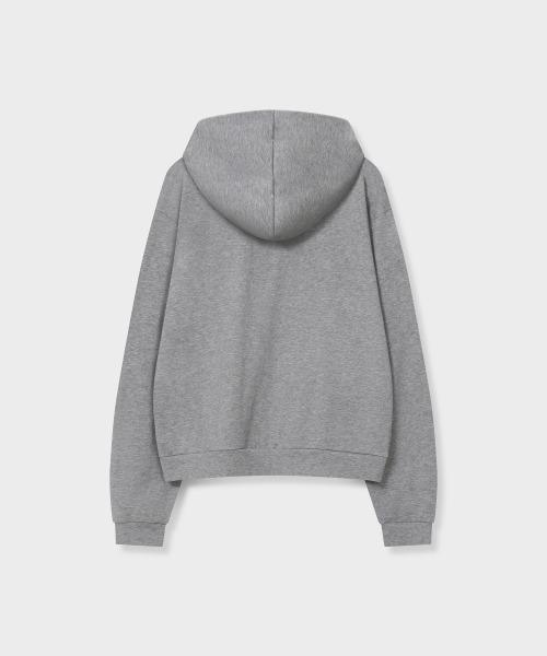 GRUNDEN(グルンデン)の「ソフトジップアップパーカー (MELANGE GREY)_GCCUJJP03MG(パーカー・レディース・その他・SMALL/MEDIUM)」の2枚目の写真