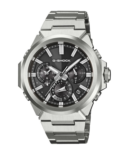 G-SHOCK(ジーショック)の「G-STEEL(Gスチール) / Bluetooth搭載電波ソーラー / GST-W1000D-1AJF(アナログ腕時計・メンズ・ブラック×シルバー・FREE)」の1枚目の写真