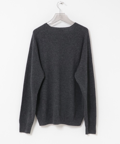 ANOTHER OFFICE(アナザー オフィス)の「ANOTHER OFFICE ENSEMBLE CASHMERE KNIT(ニット/セーター・メンズ・チャコールグレー/モカ・2/3)」の6枚目の写真