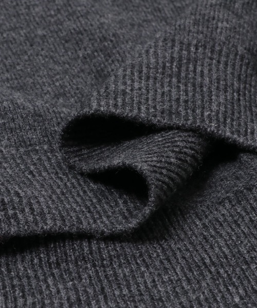 ANOTHER OFFICE(アナザー オフィス)の「ANOTHER OFFICE ENSEMBLE CASHMERE KNIT(ニット/セーター・メンズ・チャコールグレー/モカ・2/3)」の8枚目の写真