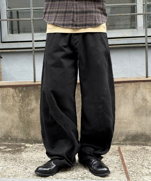 SIGNATURE（シグネチャ）の「ダイイングダーツカーブドチノパンツ[ブラック]（その他パンツ・レディース・その他・LARGE/MEDIUM/SMALL）」の5枚目の写真