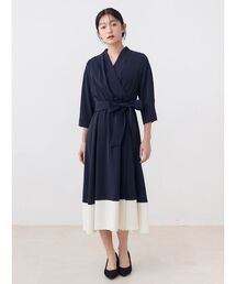 TONAL｜トーナルのワンピース（ブルー・ネイビー/青色系・その他総柄 