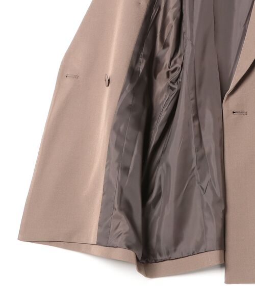 SHIPS Colors（シップス カラーズ）の「63:DOUBLE BUTTON BLAZER（テーラードジャケット・レディース・ブラウン/カーキ/ネイビー・ONE SIZE）」の4枚目の写真