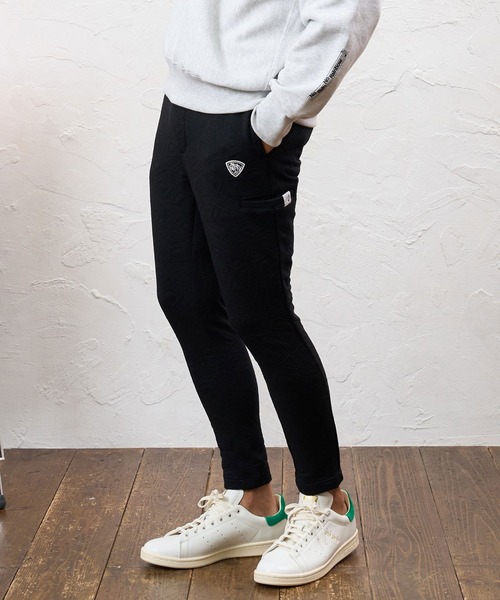 No Rain No Rainbow(ノーレインノーレインボー)の「mp15413- embossed jacquard knit pants ジャカードニットパンツ(NR26W-05)(その他パンツ・メンズ・ブルー/ブラック/グレー・S/M/L/XL)」の6枚目の写真