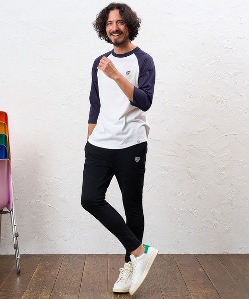 No Rain No Rainbow(ノーレインノーレインボー)の「mp15413- embossed jacquard knit pants ジャカードニットパンツ(NR26W-05)(その他パンツ・メンズ・ブルー/ブラック/グレー・S/M/L/XL)」の8枚目の写真