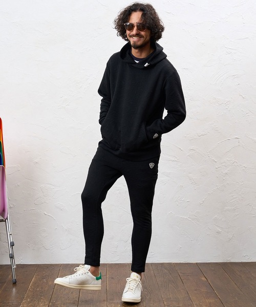 No Rain No Rainbow(ノーレインノーレインボー)の「mp15413- embossed jacquard knit pants ジャカードニットパンツ(NR26W-05)(その他パンツ・メンズ・ブルー/ブラック/グレー・S/M/L/XL)」の9枚目の写真