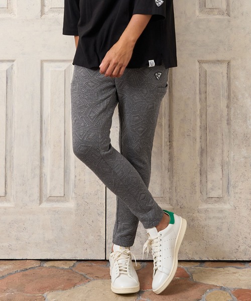 No Rain No Rainbow(ノーレインノーレインボー)の「mp15413- embossed jacquard knit pants ジャカードニットパンツ(NR26W-05)(その他パンツ・メンズ・ブルー/ブラック/グレー・S/M/L/XL)」の16枚目の写真