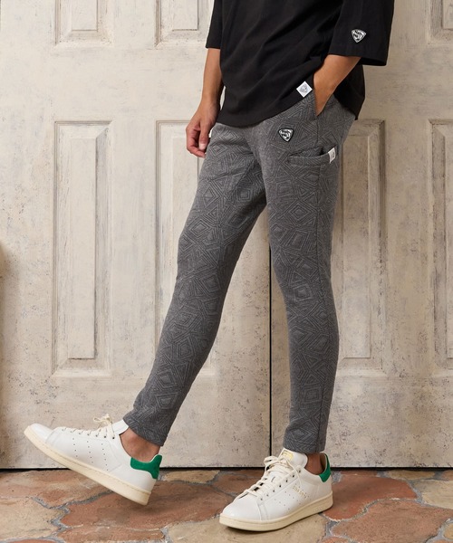 No Rain No Rainbow(ノーレインノーレインボー)の「mp15413- embossed jacquard knit pants ジャカードニットパンツ(NR26W-05)(その他パンツ・メンズ・ブルー/ブラック/グレー・S/M/L/XL)」の17枚目の写真