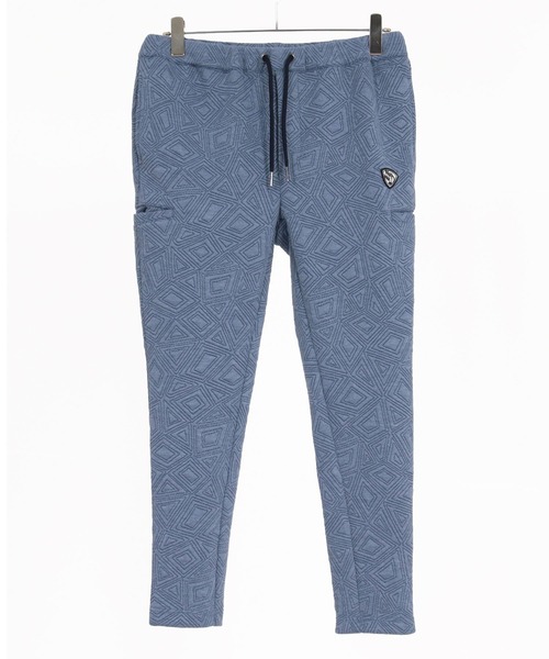 No Rain No Rainbow(ノーレインノーレインボー)の「mp15413- embossed jacquard knit pants ジャカードニットパンツ(NR26W-05)(その他パンツ・メンズ・ブルー/ブラック/グレー・S/M/L/XL)」の22枚目の写真