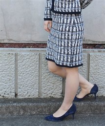 LIMITLESS LUXURY | 《予約》ツィードMIXニットスカート◆(スカート)