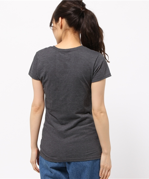 TRUE VINTAGE(トゥルーヴィンテージ)の「Mickey and Friends/ミッキーマウスTシャツ(Tシャツ/カットソー・レディース・チャコールアッシュ・MEDIUM/SMALL/LARGE)」の4枚目の写真