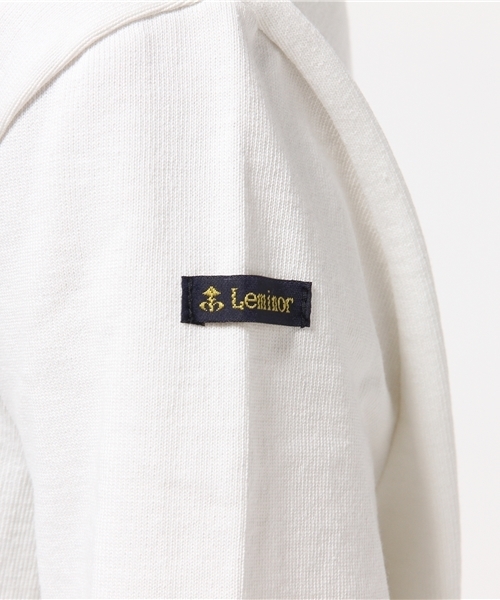 liflattie ships(リフラティ シップス)の「Le minor(ル ミノア):ソリッド トップス(Tシャツ/カットソー・レディース・ブラック/オフホワイト・ONE SIZE)」の6枚目の写真