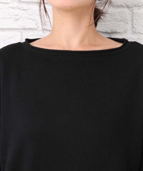 LEPSIM（レプシィム）の「【ご自宅で洗濯できる！】12GマシンウォッシャブルドレーププルオーバーLS　724735（ニット/セーター・レディース・カーキ/ベージュ/ブラック/グレー/ホワイト/ブラウン・FREE）」の16枚目の写真