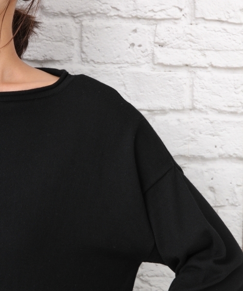 LEPSIM（レプシィム）の「【ご自宅で洗濯できる！】12GマシンウォッシャブルドレーププルオーバーLS　724735（ニット/セーター・レディース・カーキ/ベージュ/ブラック/グレー/ホワイト/ブラウン・FREE）」の17枚目の写真