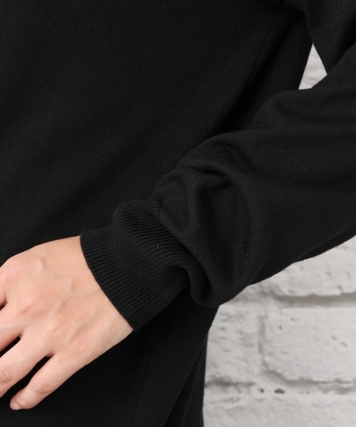 LEPSIM（レプシィム）の「【ご自宅で洗濯できる！】12GマシンウォッシャブルドレーププルオーバーLS　724735（ニット/セーター・レディース・カーキ/ベージュ/ブラック/グレー/ホワイト/ブラウン・FREE）」の18枚目の写真