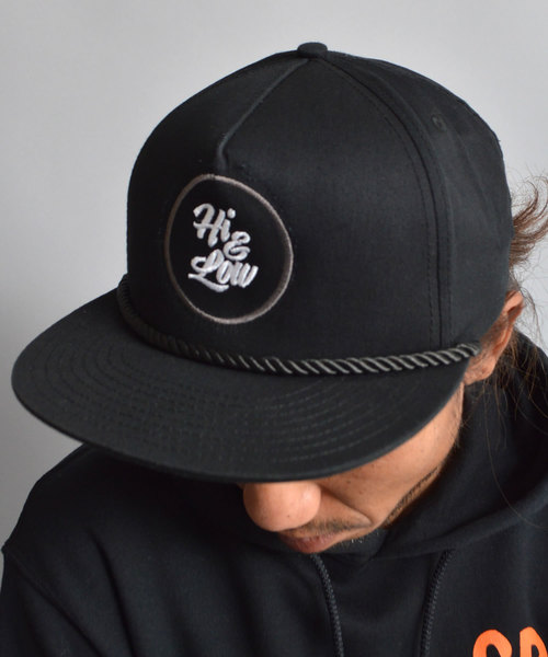 SURF/BRAND（サーフブランド）の「SURF/BRAND/サーフブランド HI CAP ロゴ 刺繍 スナップバック キャップ 帽子（キャップ・メンズ・ブラック・FREE）」の9枚目の写真