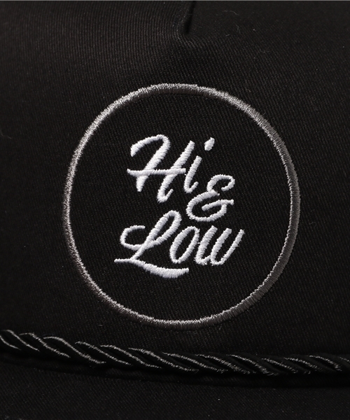 SURF/BRAND（サーフブランド）の「SURF/BRAND/サーフブランド HI CAP ロゴ 刺繍 スナップバック キャップ 帽子（キャップ・メンズ・ブラック・FREE）」の4枚目の写真