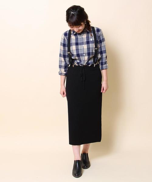 coen（コーエン）の「ウィンターリネン2WAYチェックシャツ（シャツ/ブラウス・レディース・レッド/ネイビー・MEDIUM/SMALL/LARGE）」の7枚目の写真