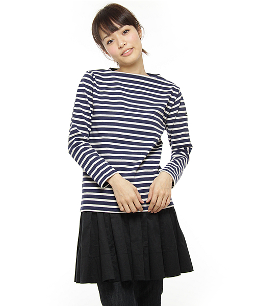 Ray BEAMS(レイビームス)の「【WEB展開不可】SAINT JAMES / ウエッソンT(Tシャツ/カットソー・レディース・チャコールグレー/レッド系その他/レッド/グリーン/ブルー/ネイビー/ブラック系その他/その他2/ブラック・0/ONE SIZE)」の6枚目の写真