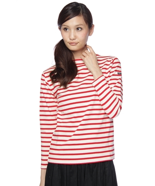 Ray BEAMS(レイビームス)の「【WEB展開不可】SAINT JAMES / ウエッソンT(Tシャツ/カットソー・レディース・チャコールグレー/レッド系その他/レッド/グリーン/ブルー/ネイビー/ブラック系その他/その他2/ブラック・0/ONE SIZE)」の7枚目の写真