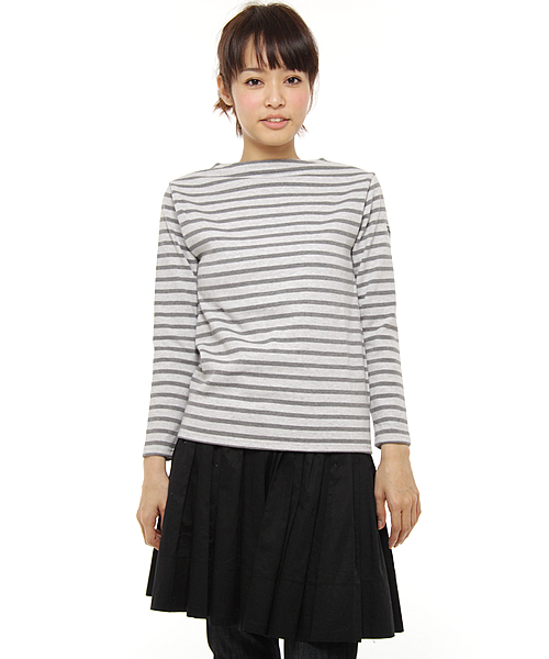 Ray BEAMS(レイビームス)の「【WEB展開不可】SAINT JAMES / ウエッソンT(Tシャツ/カットソー・レディース・チャコールグレー/レッド系その他/レッド/グリーン/ブルー/ネイビー/ブラック系その他/その他2/ブラック・0/ONE SIZE)」の4枚目の写真