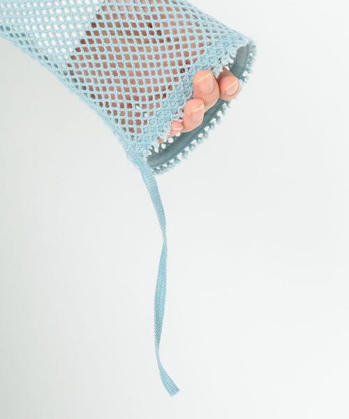 Another Edition（アナザーエディション）の「メッシュタチキリプルオーバー ◆（Tシャツ/カットソー・レディース・ホワイト/ライトブルー・FREE）」の12枚目の写真